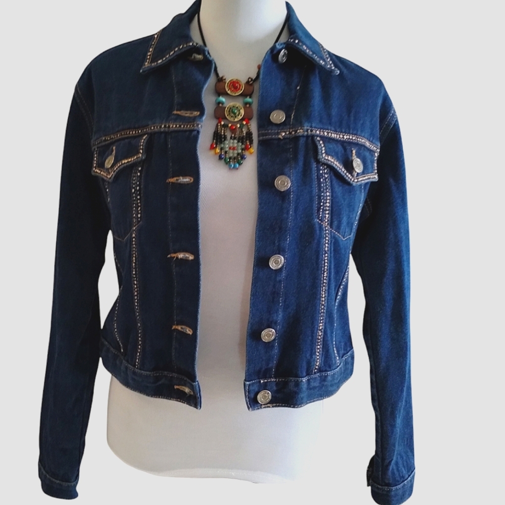 New Look 915 Girls Denim Jacket Size L